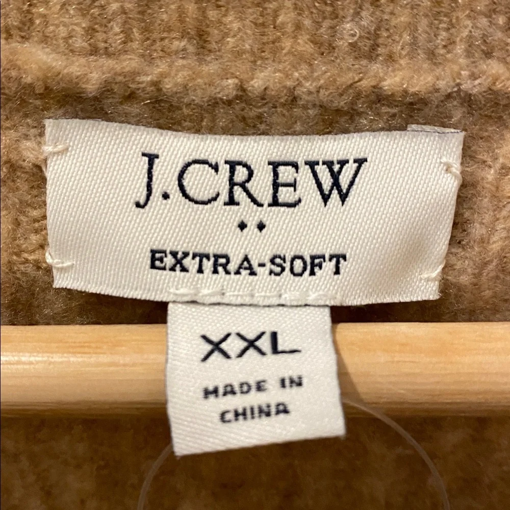 J. Crew Oatmeal Ribbed Knit Sweater - Picture 2 of 4